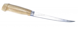 Filetovací nôž NEVIS s drevenou rúčkou a  púzdrom 22cm