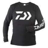 Tričko s dlhým rukávom DaiwaD-VEC Longsleeve Shirt čierne - výber z viacerých veľkostí