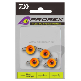 Záťaž Daiwa Prorex TG Flex Jig System Set fluo orange 5g 