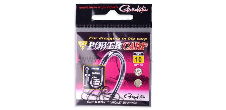Háčiky bez protihrotu GAMAKATSU Power Carp Ring Eye - výber z viacerých veľkostí
