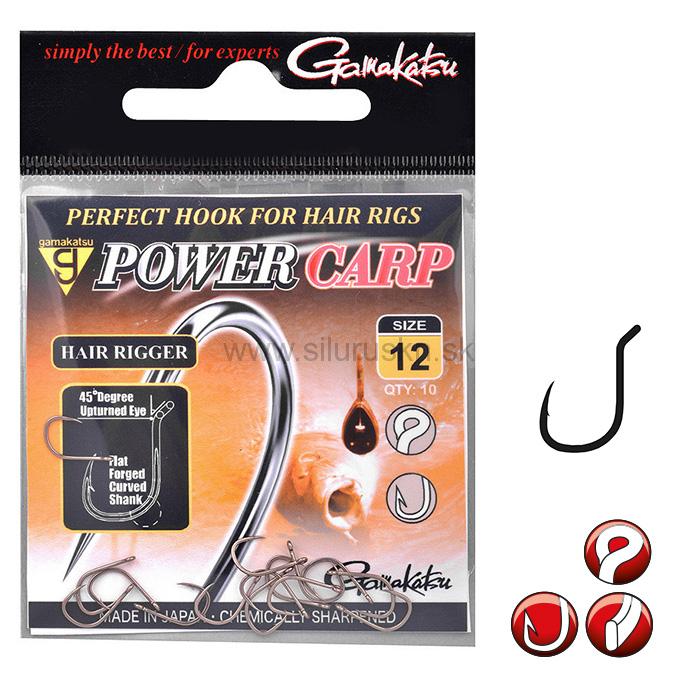 Háčiky GAMAKATSU Power Carp Hair Rigger - výber z viacerých veľkostí