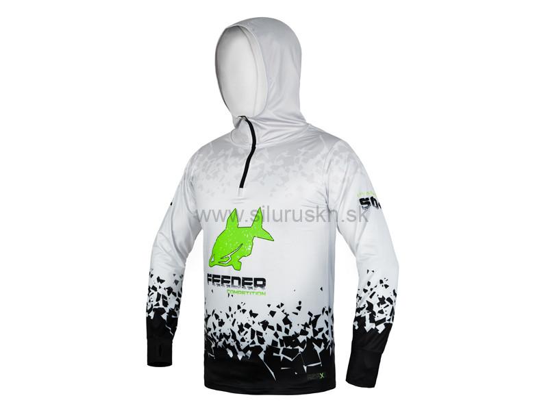 Tričko s kapucňou Delphin UV ARMOR 50+ Reaxe XXXL