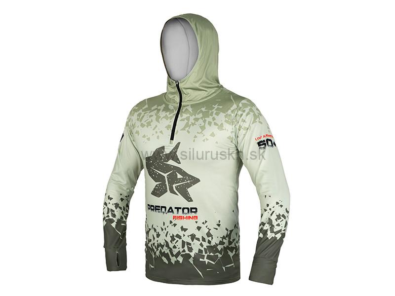 Tričko s kapucňou Delphin UV ARMOR 50+ Predator XXXL