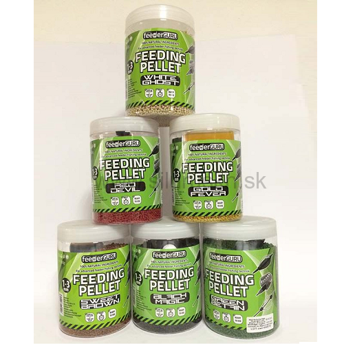TÍMÁR Feeder Guru Feeding Pellet  1-3mm 500g+50ml - výber z viacerých príchutí