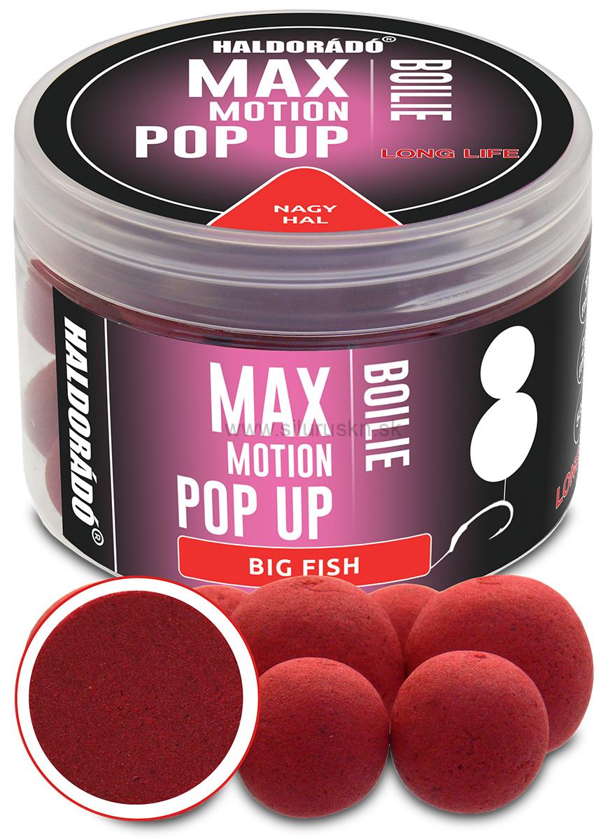 Boilies HALDORADO Max Motion Boilie PopUp 50g 16, 20mm Big Fish