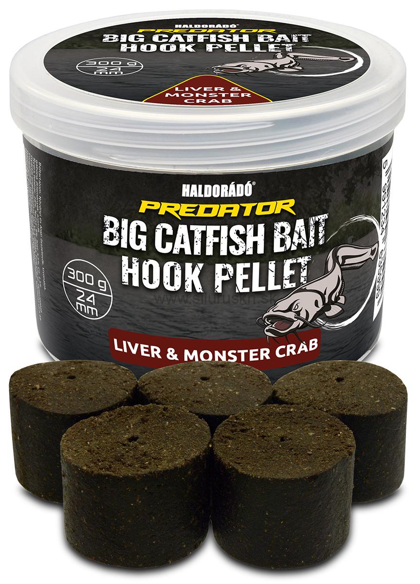 Pelety Haldorádó Catfish Bait Hook Pellet 24mm 300g Liver - Monster Crab