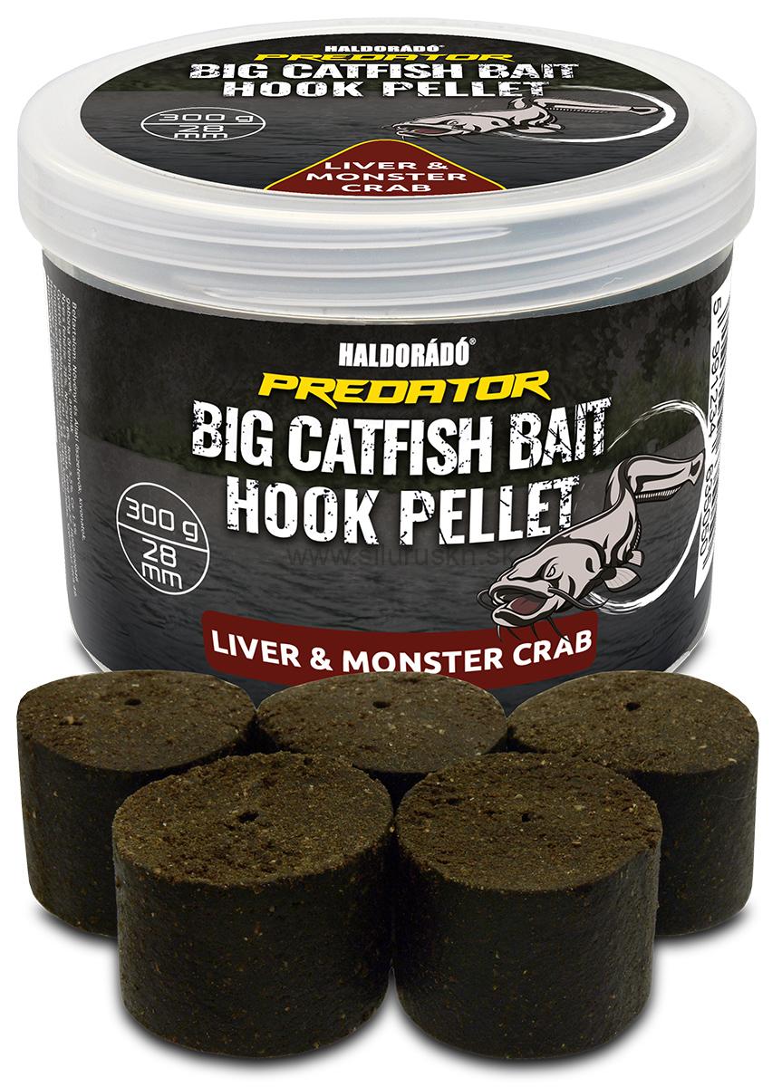 Pelety Haldorádó Catfish Bait Hook Pellet 24mm 300g Liver - Monster Crab