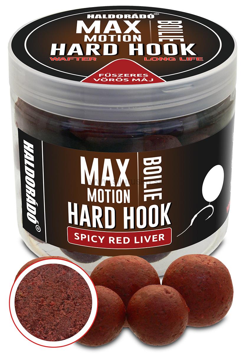 Haldorádó MAX MOTION Boilie Hard Hook Wafter 16, 20 mm - Korenistá červená pečeň