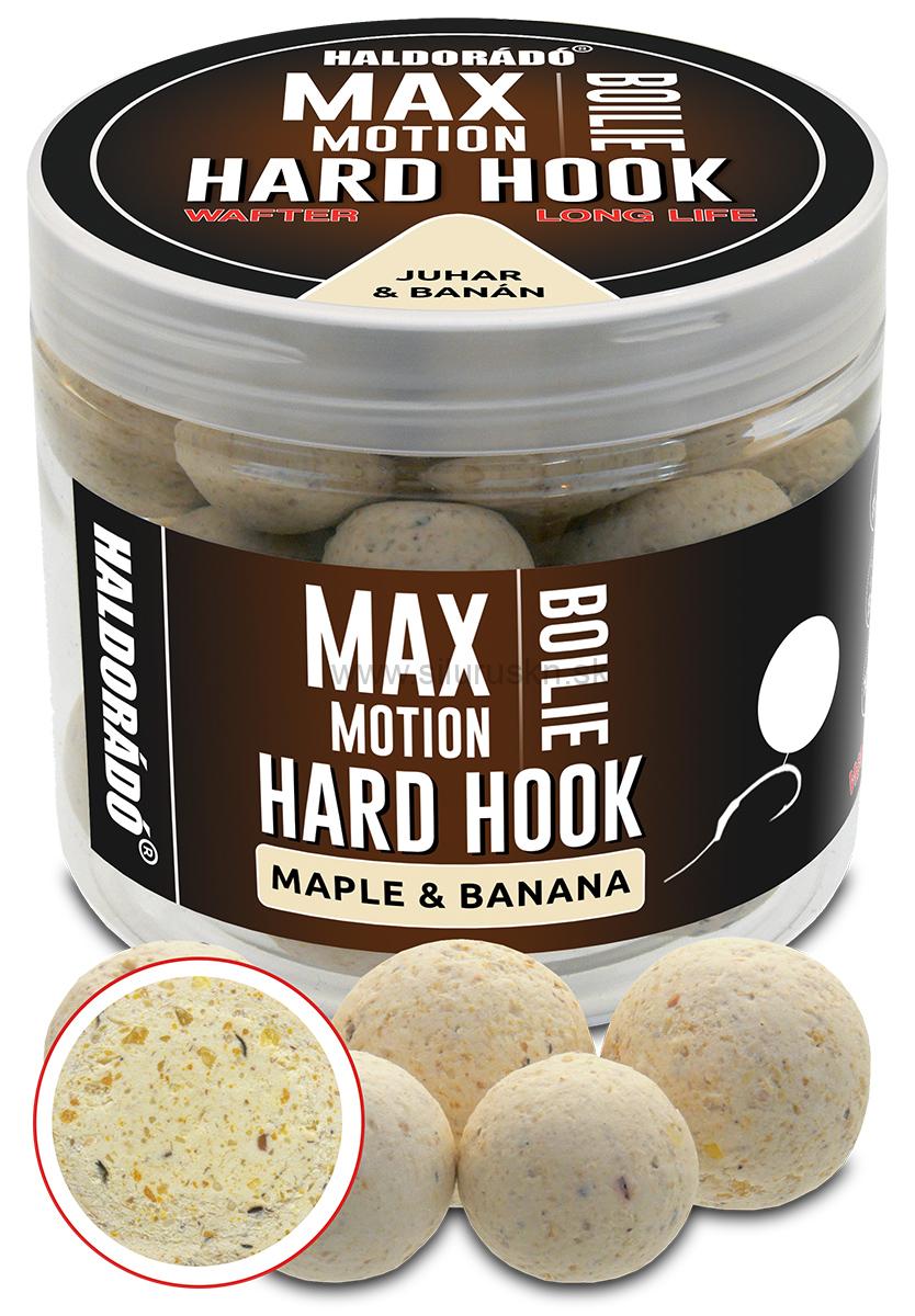 Haldorádó MAX MOTION Boilie Hard Hook Wafter 16, 20 mm - Javor - Banán