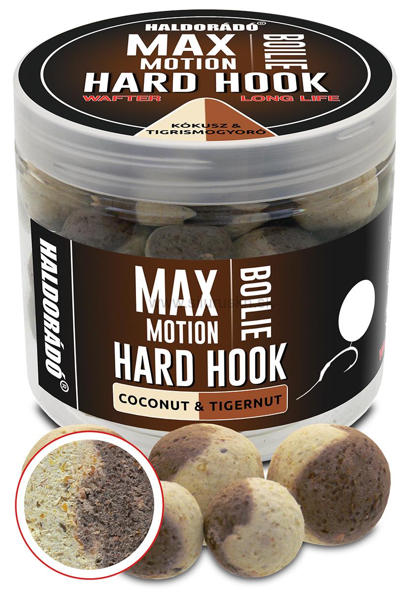Haldorádó MAX MOTION Boilie Hard Hook Wafter 16, 20 mm - Kokos - Tigrí orech