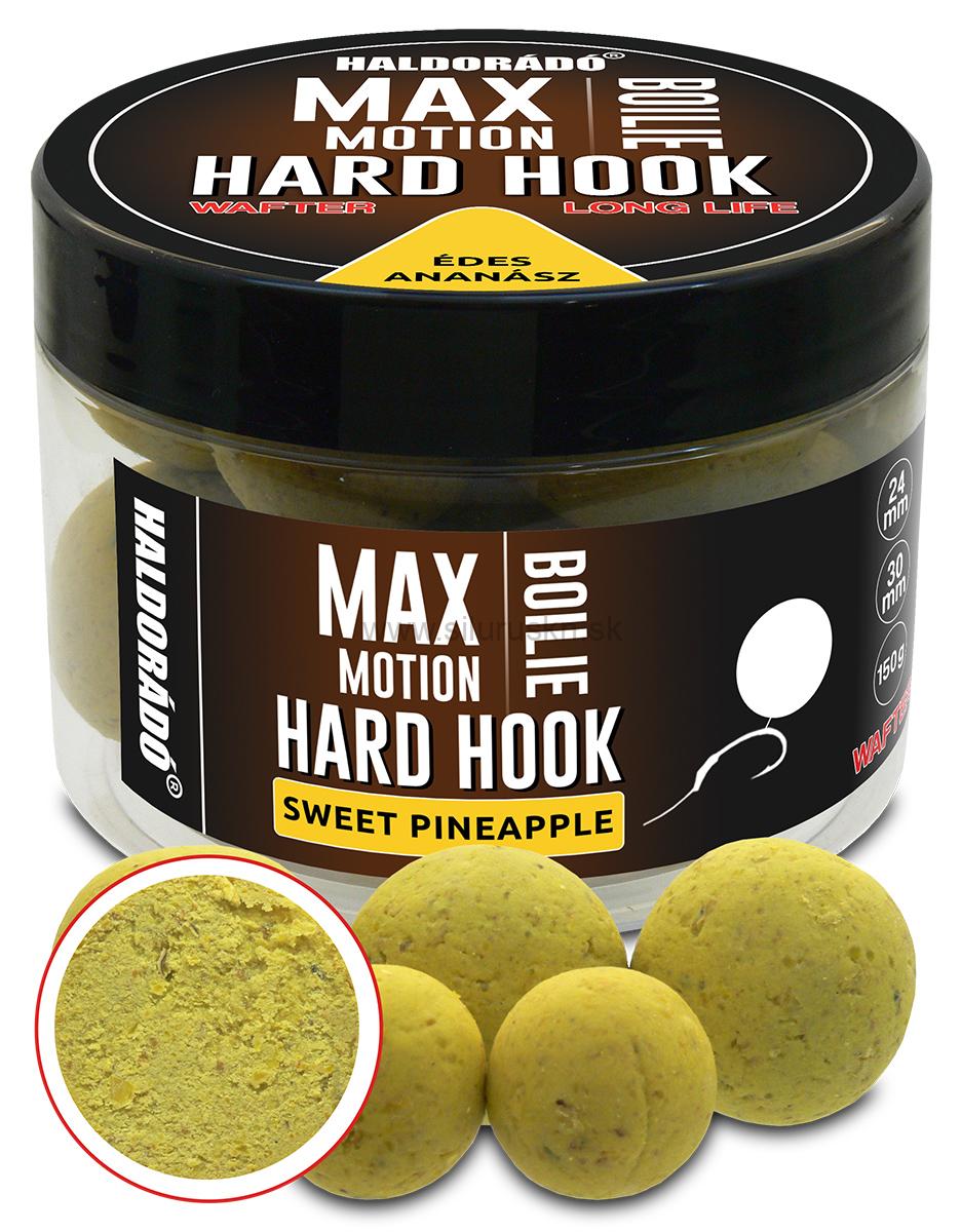 Haldorádó MAX MOTION Boilie Hard Hook Wafter 24, 30 mm - Sladký Ananás