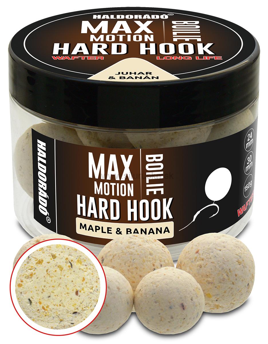 Haldorádó MAX MOTION Boilie Hard Hook Wafter 24, 30 mm - Javor - Banán