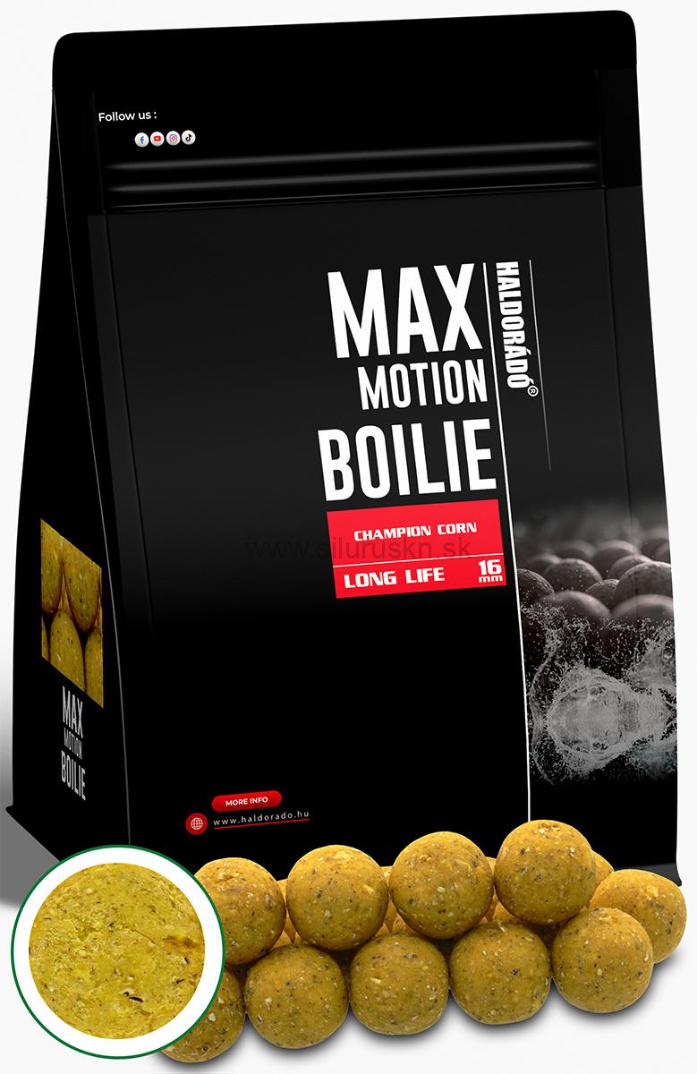 Boilies HALDORADO Max Motion Boilie Long Life 16mm 800g Champion Corn