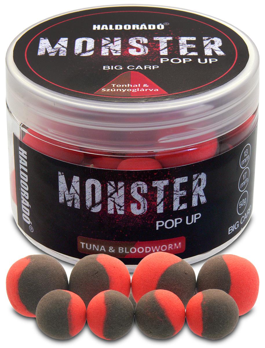 Boilies HALDORADO Monster Pop-UP Big Carp 13, 17mm 50g Tuniak - Patentka