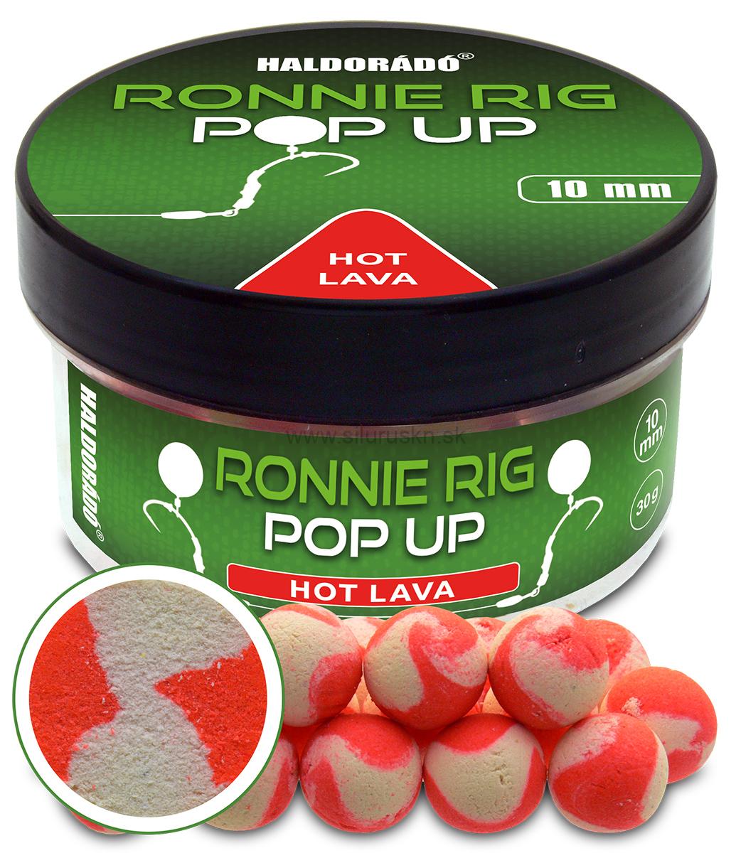 Boilies Haldorádó Ronnie Rig Pop Up 10mm Hot Lava 