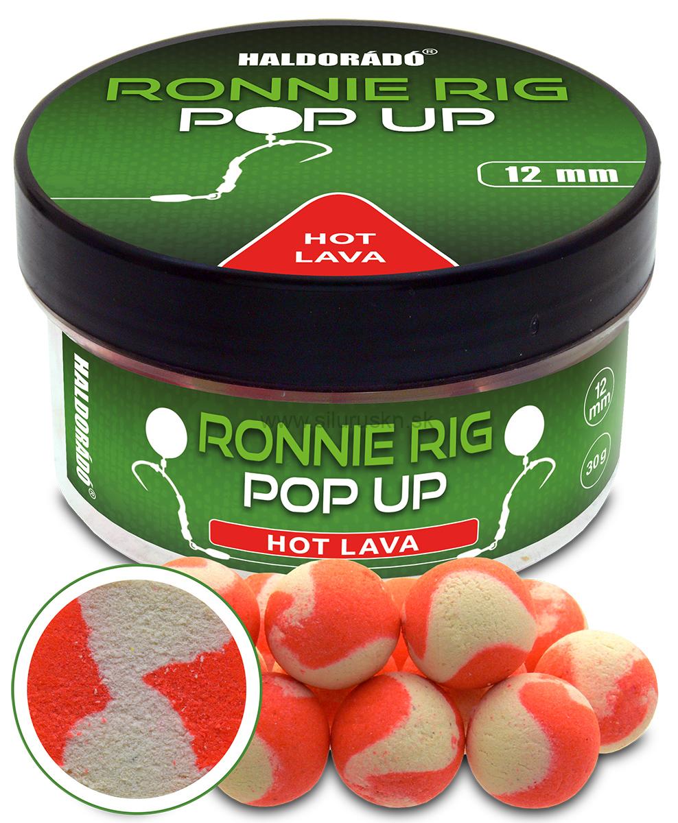 Boilies Haldorádó Ronnie Rig Pop Up 12mm Hot Lava 