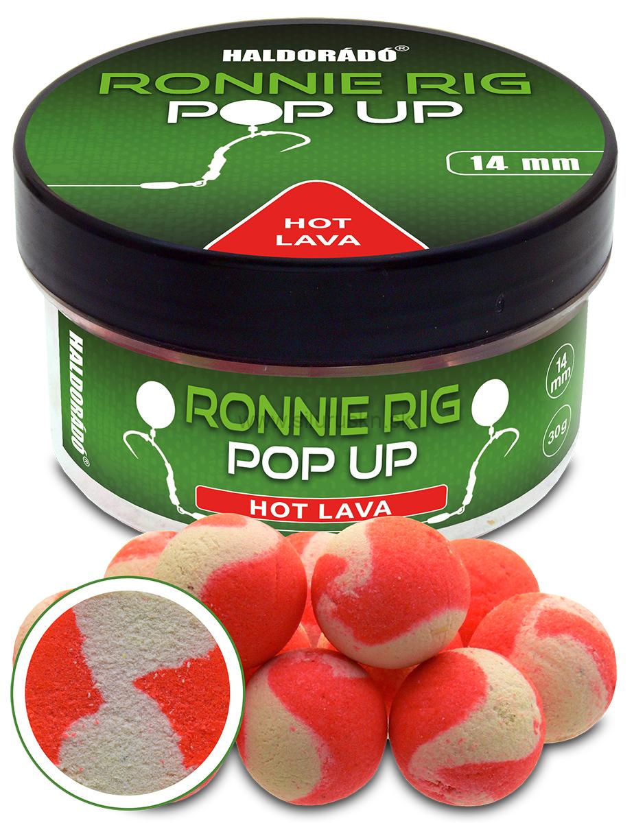Boilies Haldorádó Ronnie Rig Pop Up 14mm Hot Lava 