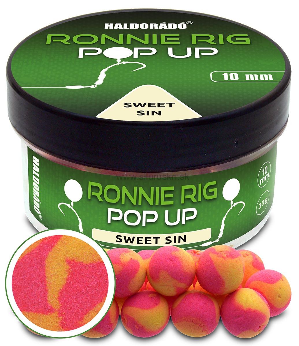 Boilies Haldorádó Ronnie Rig Pop Up 10mm Sweet Sin