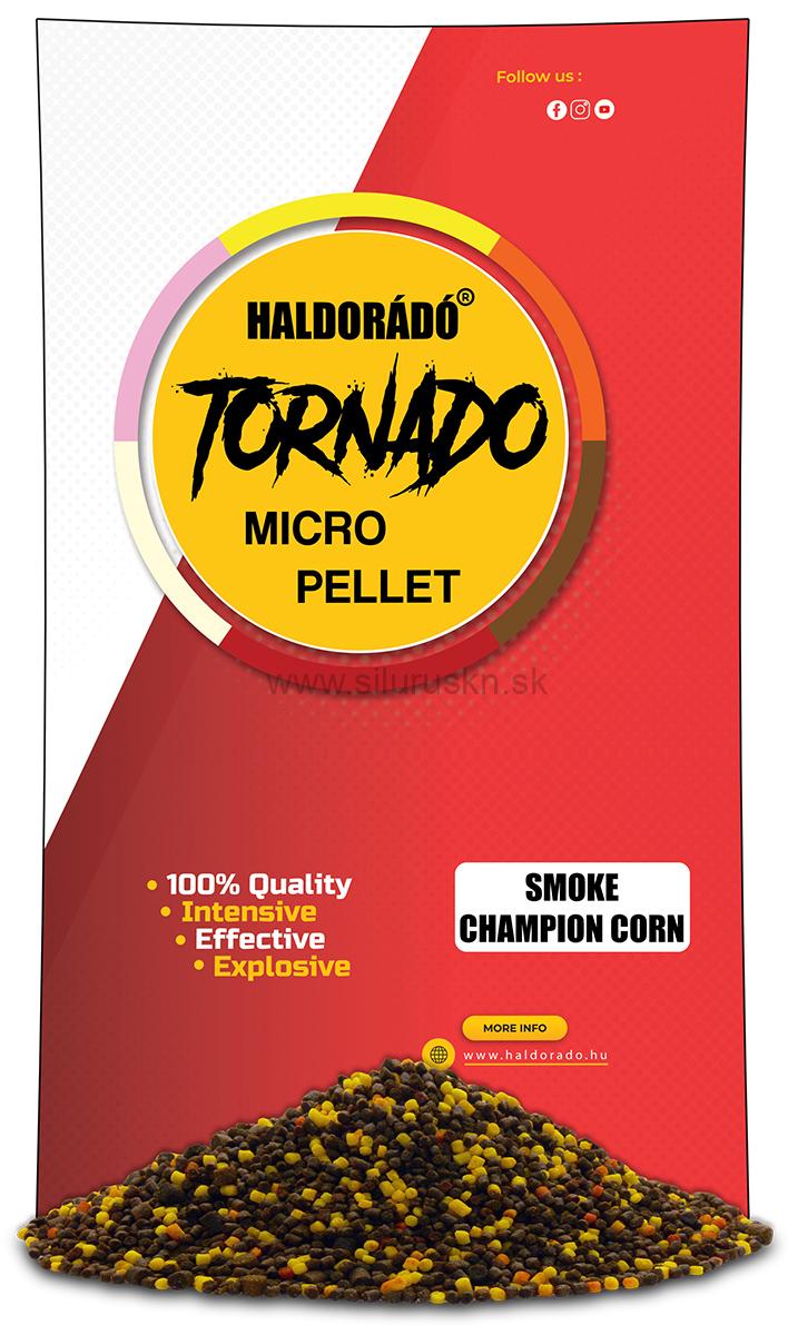 Pelety HALDORADO Tornado Smoke Micro Pellet 400g Champion Corn