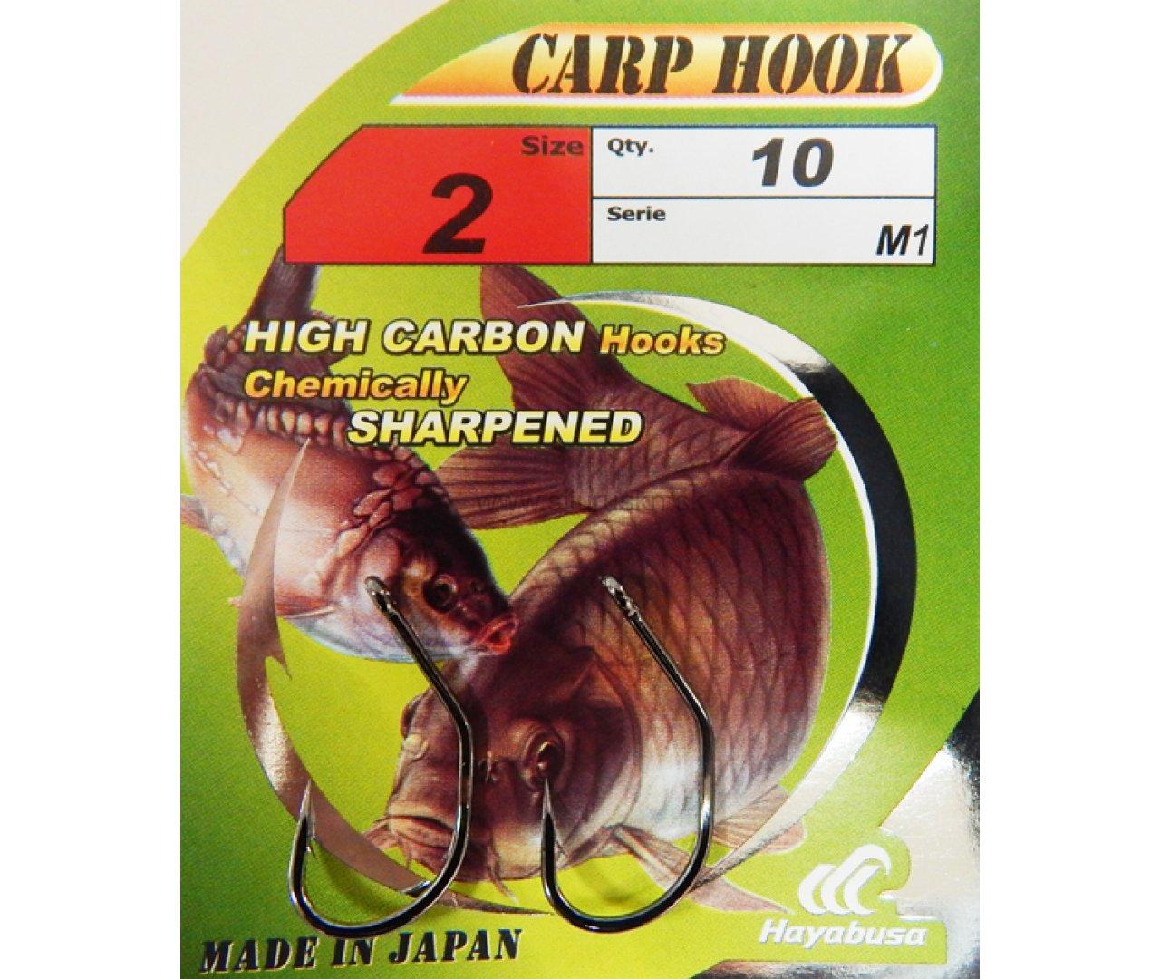 Háčiky Hayabusa Carp M1 s očkom - výber z viacerých veľkostí