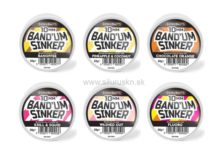 Pelety Sonubaits Bandum Sinker 10mm - výber z viacerých príchuti