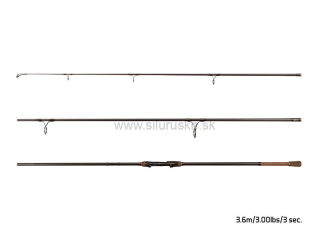 Prút Delphin IMPALA Carp V3 360cm/3,00lbs/3diely